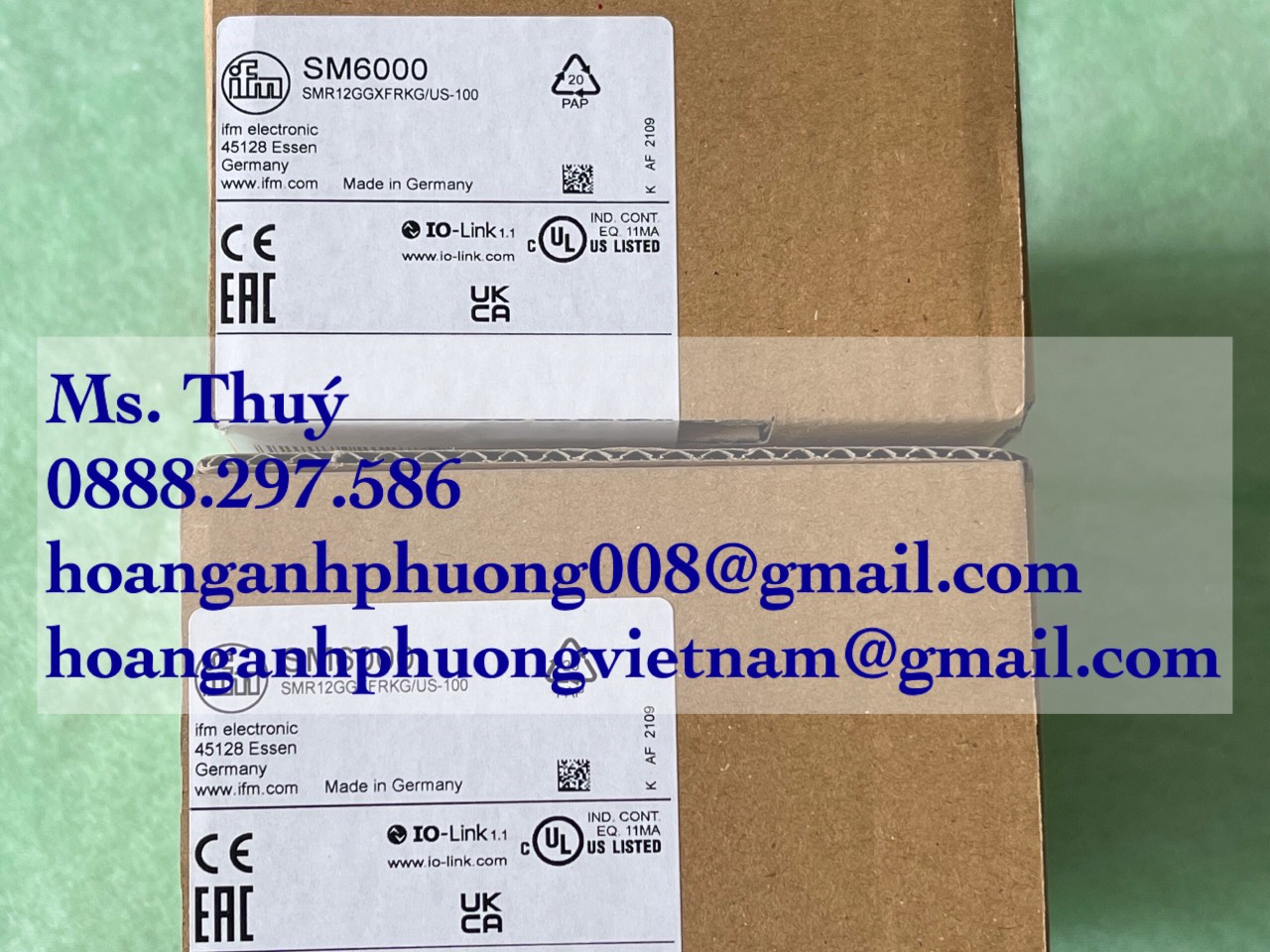 Cảm biến lưu lượng IFM SM6000  Nhập khẩu, new 100%