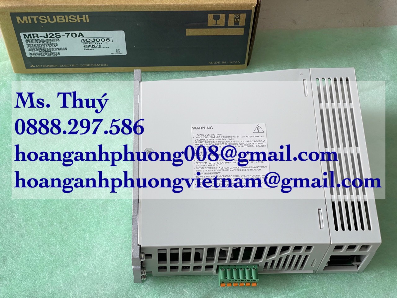 Chuyên phân phối Mitsubishi MR-J2S-70A  Giá tốt