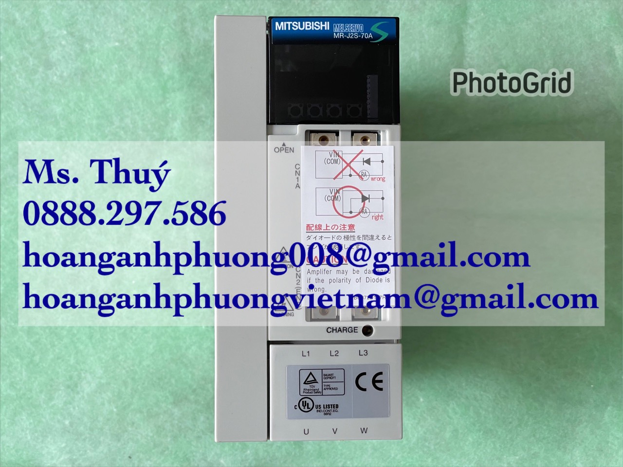 Chuyên phân phối Mitsubishi MR-J2S-70A  Giá tốt