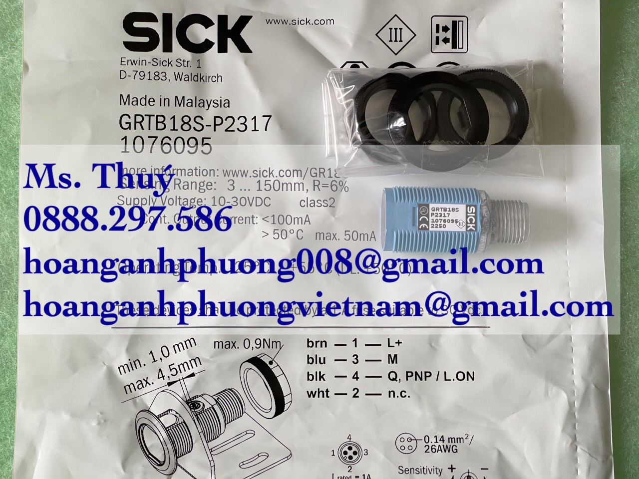 SICK GRTB18S-P2317  Cảm biến mới 100%  Bình Dương