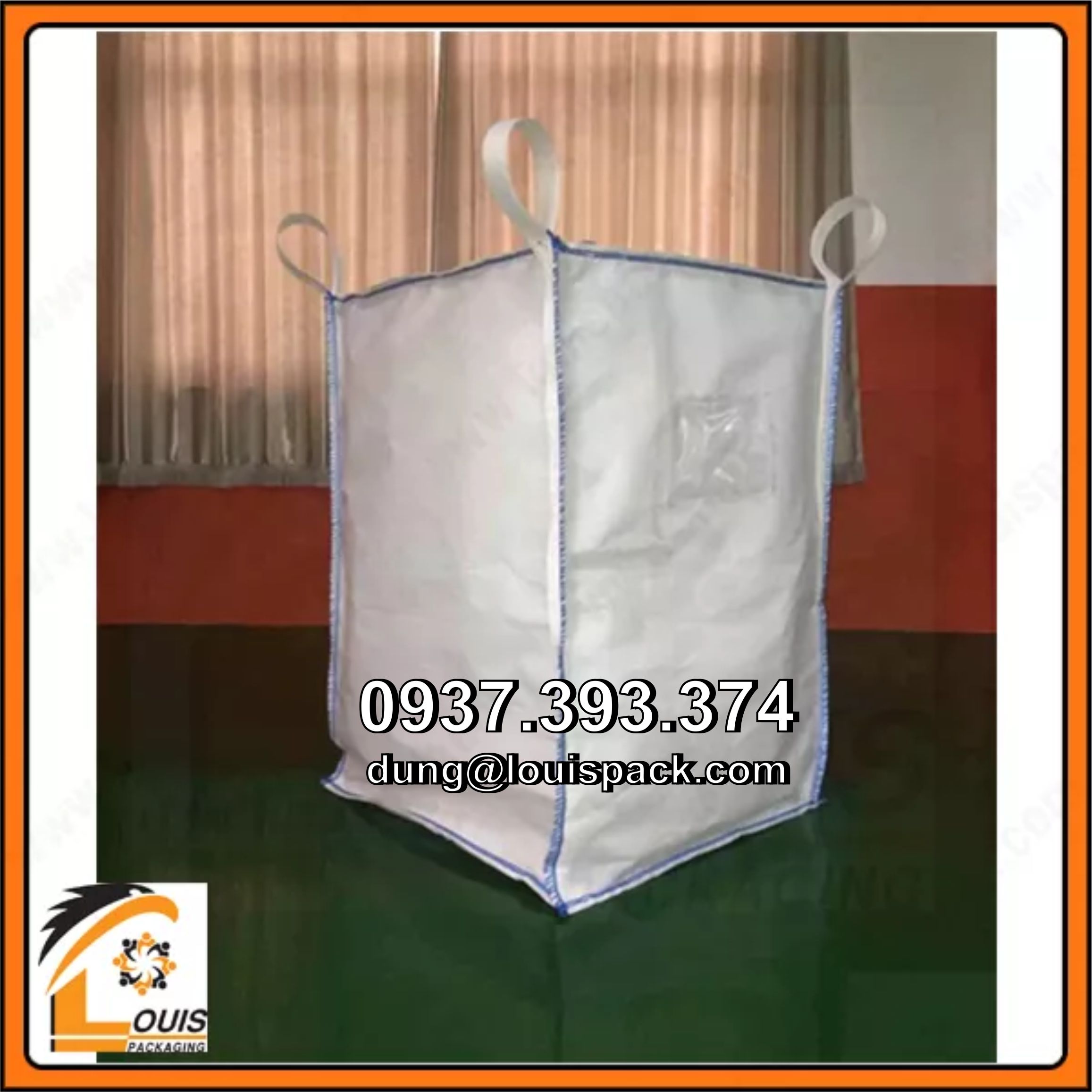 Bao jumbo đựng tiêu từ 500kg - 700kg xuất khẩu hoặc lưu kho