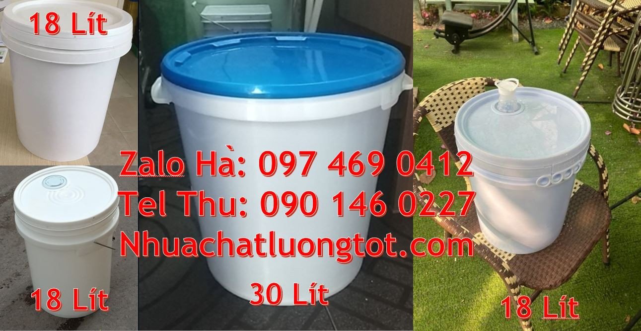 thùng đựng sơn 22l màu trắng,vỏ thùng sơn màu đỏ 20l hdpe ,thùng sơn