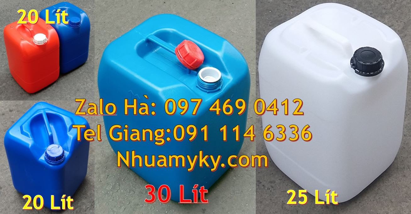 can nhựa 30l đựng xăng dầu,can nhựa  25l đựng hóa chất,can nhựa trắng