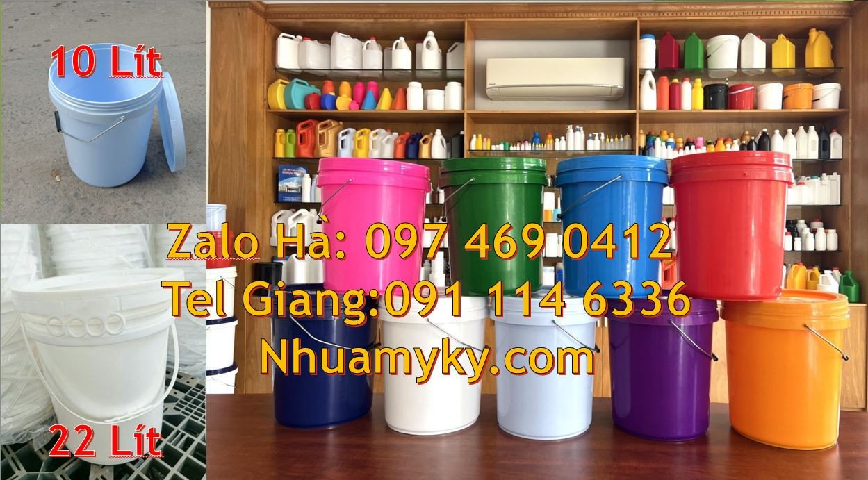 vỏ thùng sơn 18l,thùng đựng sơn chất lượng cao 20l,thùng sơn hdpe rẻ