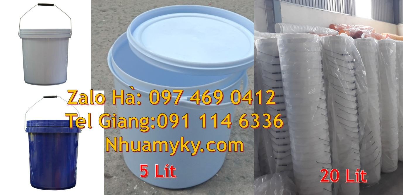 vỏ thùng sơn 18l,thùng đựng sơn chất lượng cao 20l,thùng sơn hdpe rẻ