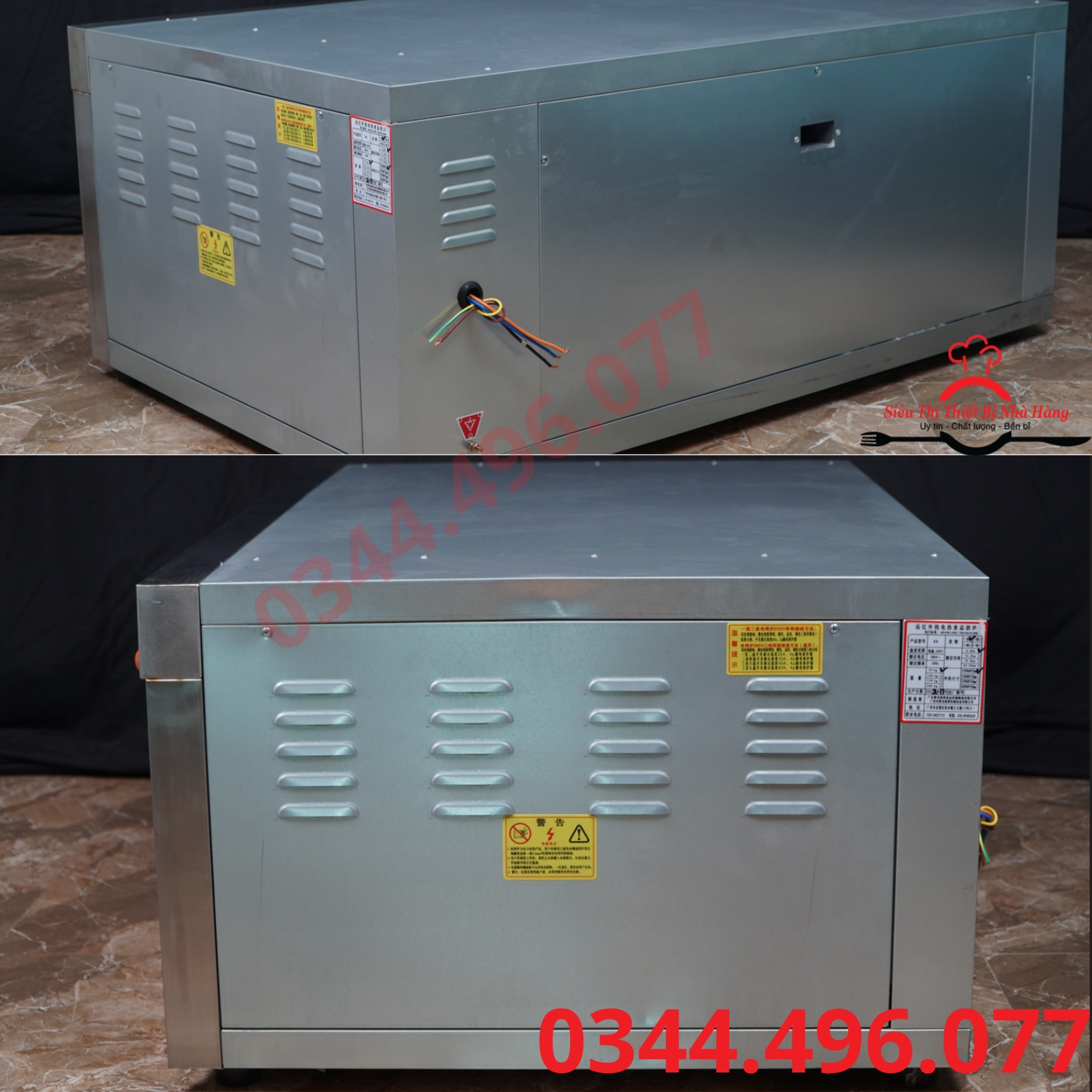 Lod nướng bánh mỳ điện, lò nướng 1 tầng 2 khay