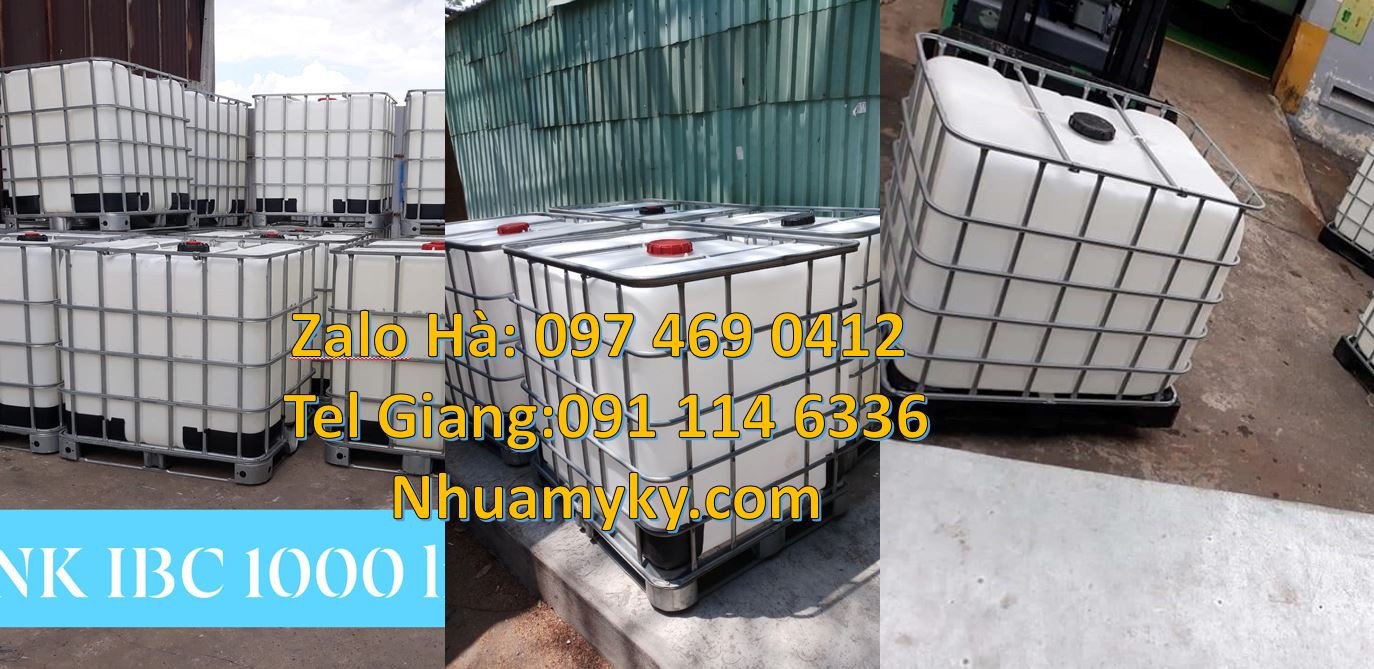 tank nhựa ibc 1000l có khung thép,bồn nhựa ibc 1200l giá rẻ,thùng vuôn