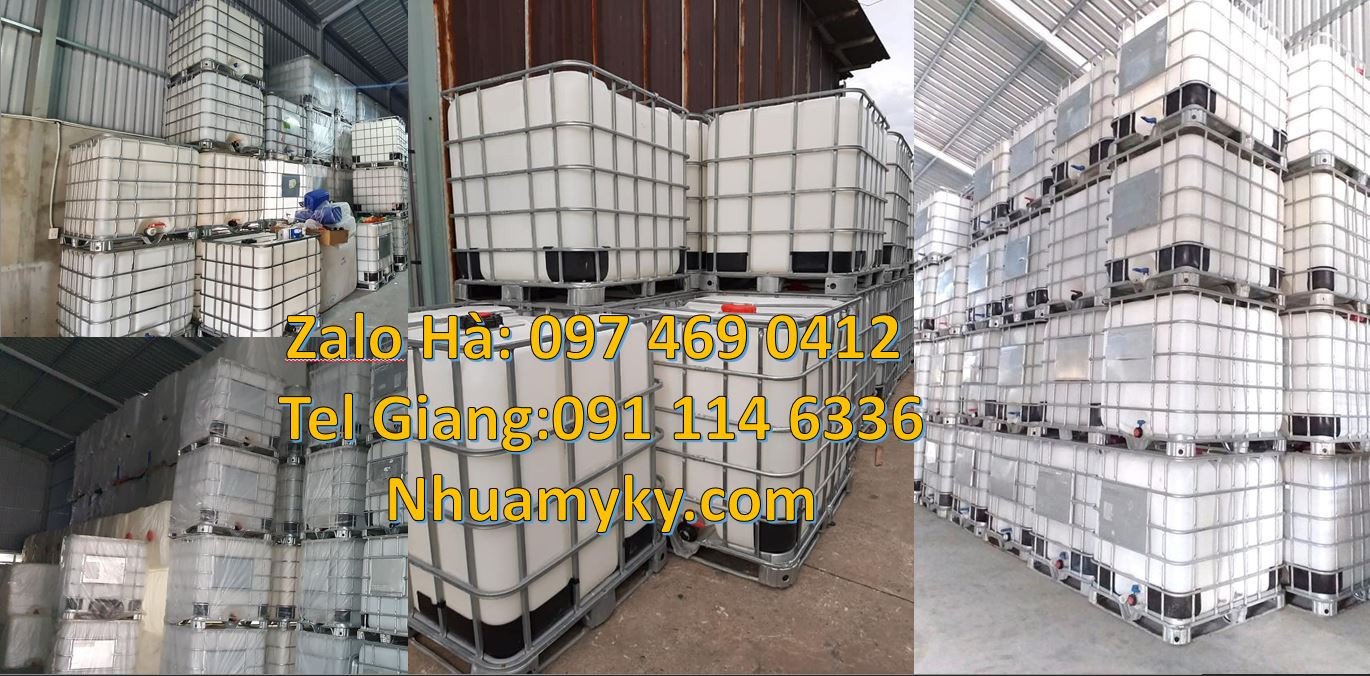 tank nhựa ibc 1000l có khung thép,bồn nhựa ibc 1200l giá rẻ,thùng vuôn