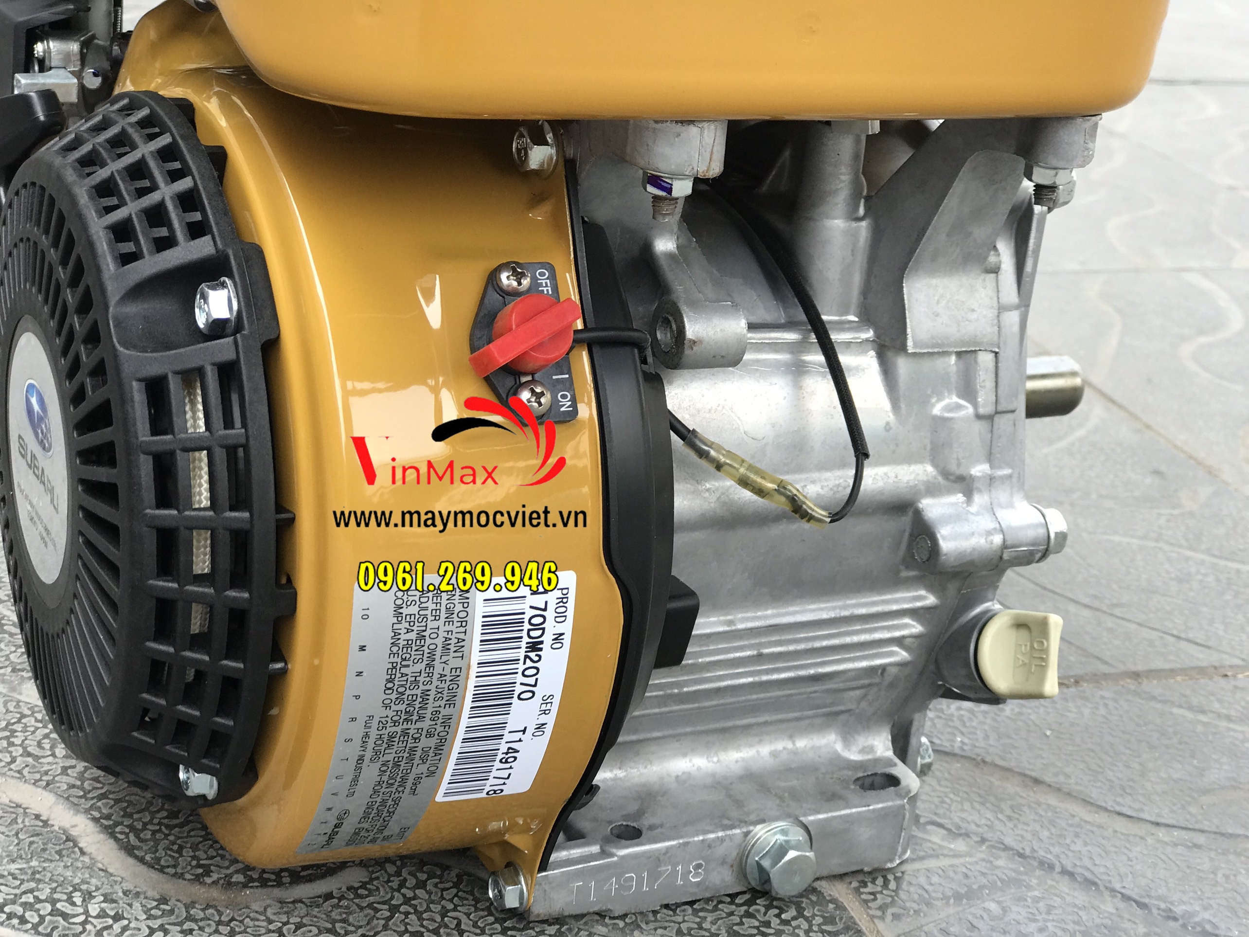 Động cơ xăng Subaru EX17 công suất 6HP chính hãng