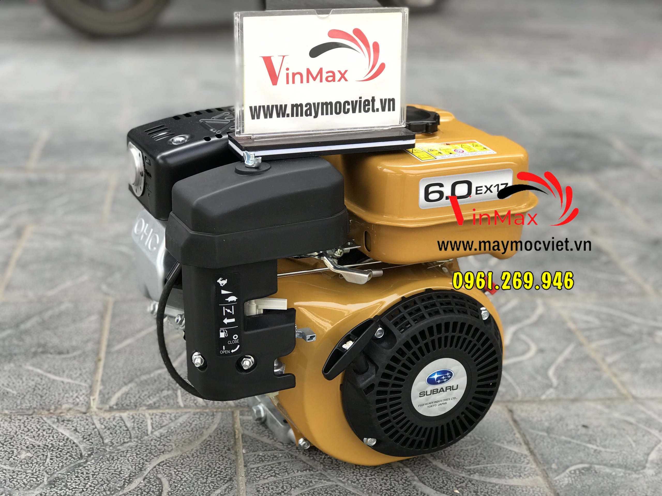 Động cơ xăng Subaru EX17 công suất 6HP chính hãng