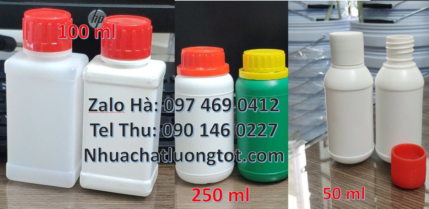 chai nhựa 100ml hdpe,chai nhựa đựng thực phẩm,chai nhựa nhỏ giá rẻ hcm