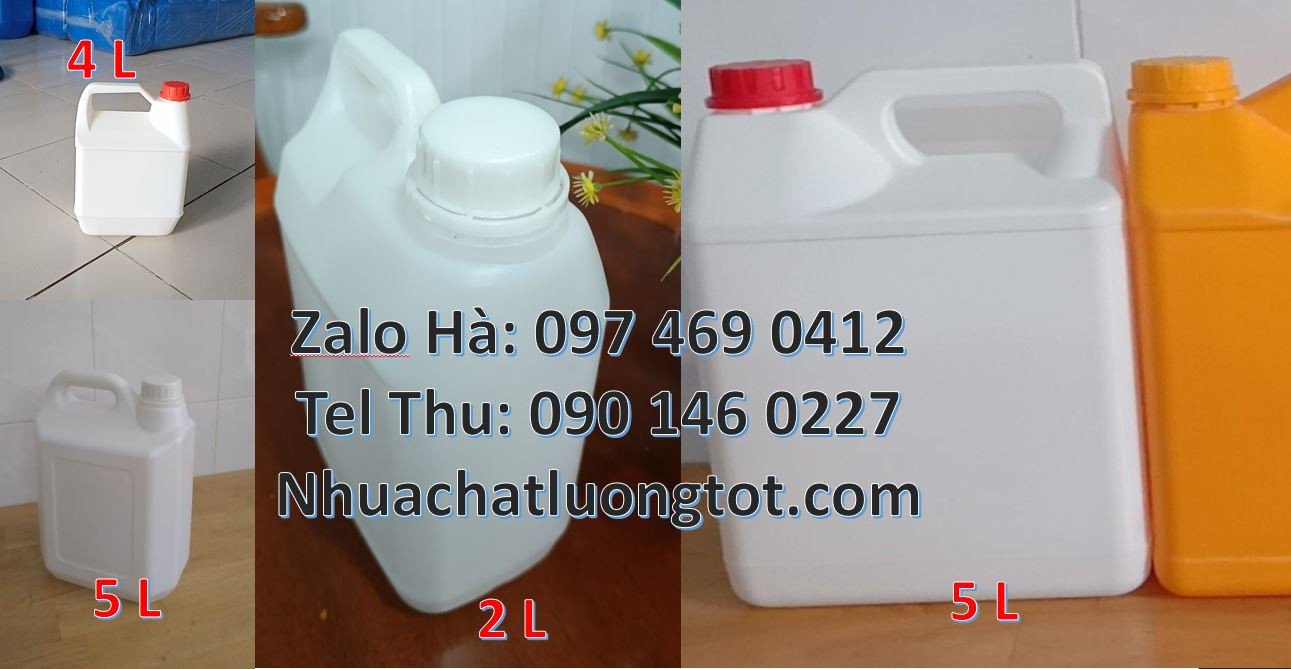 can nhựa nhỏ hdpe chất lượng cao,can nhựa 2l màu trắng,can nhựa giá rẻ