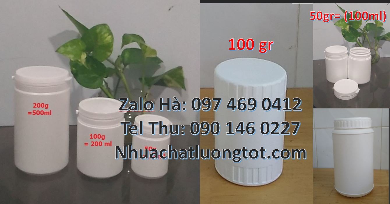 hũ nhựa đựng bánh kẹo,hũ nhựa đựng mật ong,hũ nhựa hdpe trắng giá rẻ