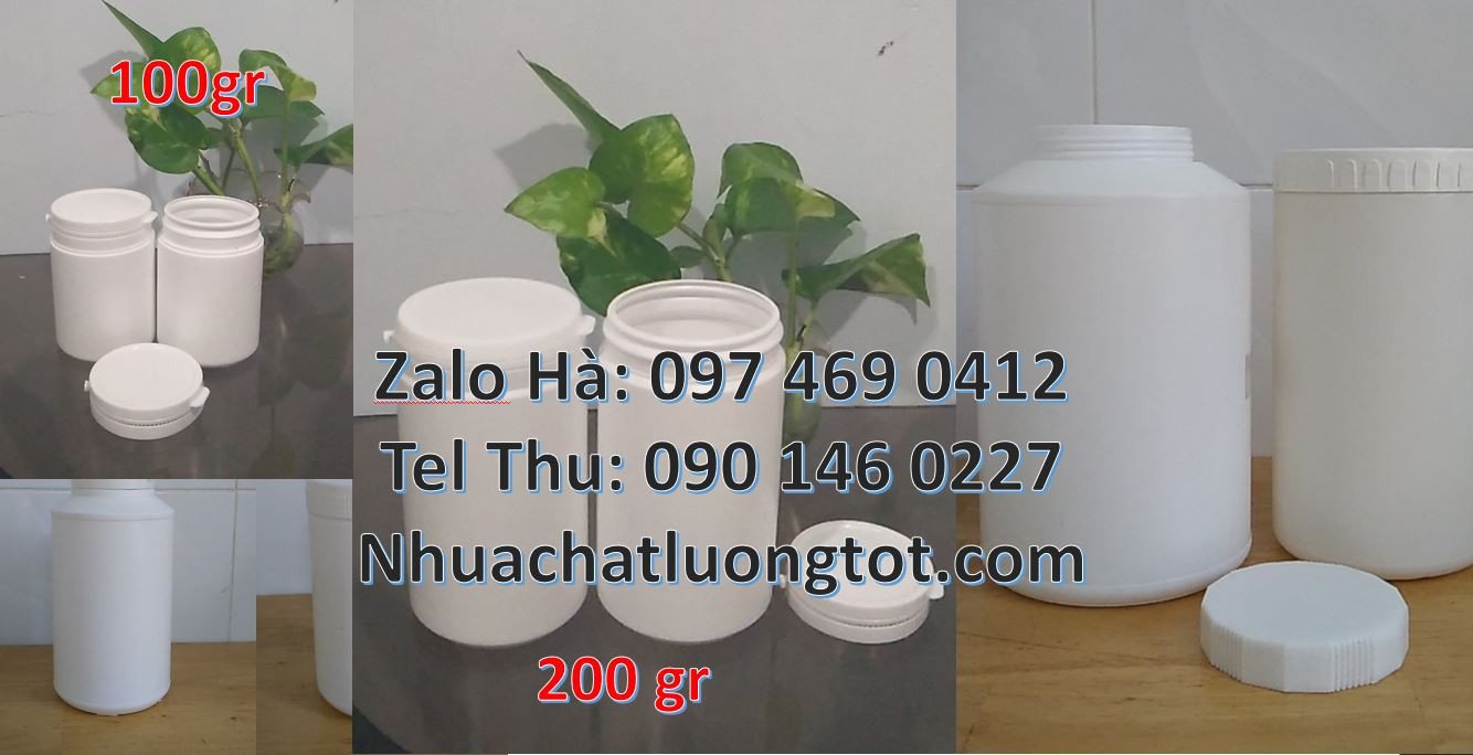 hũ nhựa đựng bánh kẹo,hũ nhựa đựng mật ong,hũ nhựa hdpe trắng giá rẻ