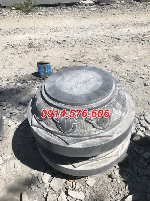 Mẫu thiết kế chân cột bằng đá nguyên khối đẹp bán