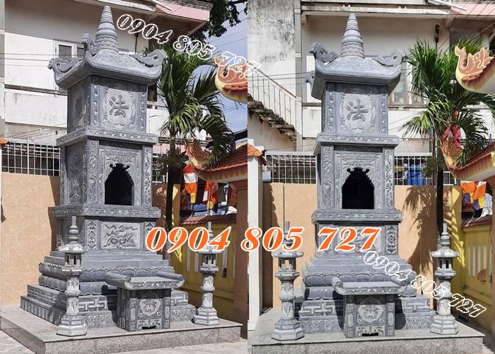 Mãu tháp để tro cốt bằng đá phổ biến hiên hiện nay