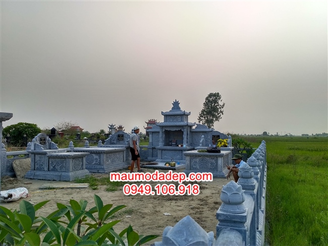 Xây dựng khu lăng mộ đá tại Hải Dương bằng đá tự nhiên