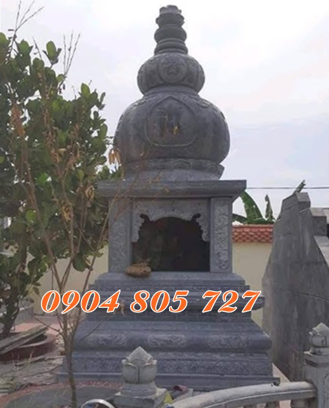 Mẫu tháp để hài cốt bằng đá bán tại Tiền Giang