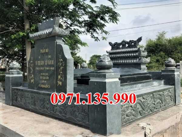 Mẫu mộ đá hoa cương đẹp bán tại gia lai lăng mộ bằng đá để tro cốt