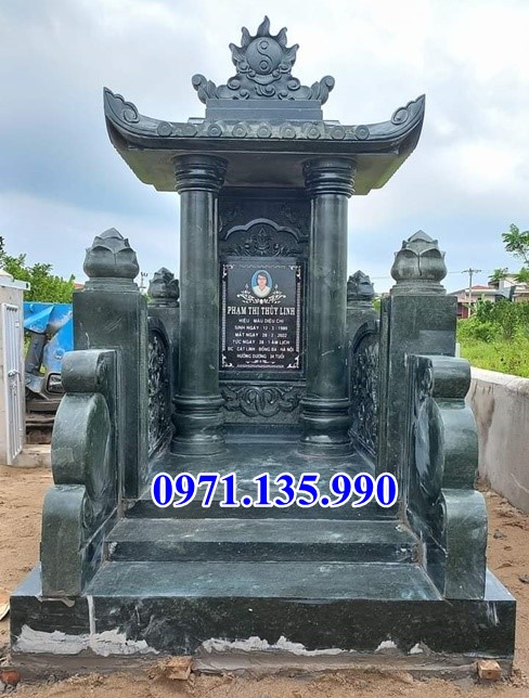 Mẫu mộ đá hoa cương đẹp bán tại nam định lăng mộ bằng đá để tro cốt