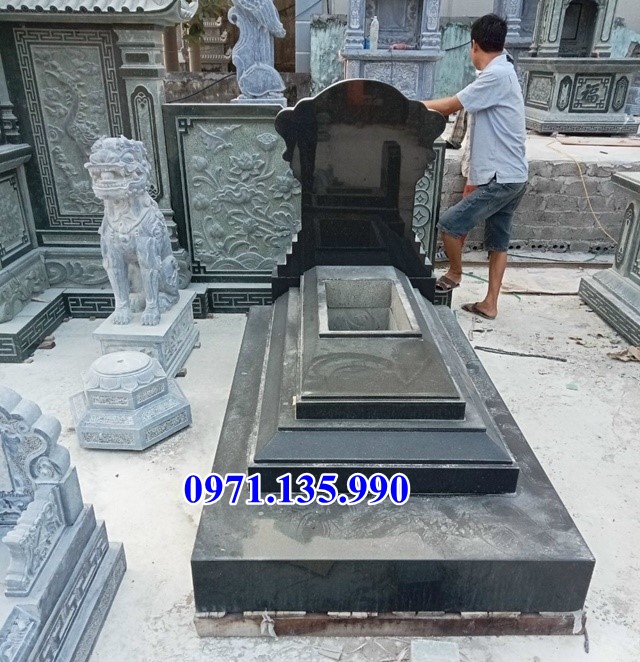 Mẫu mộ đá hoa cương đẹp bán tại nam định lăng mộ bằng đá để tro cốt