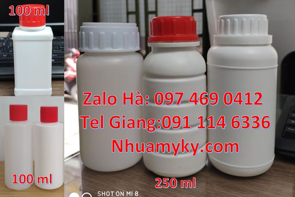 chai nhựa 250ml hdpe đựng mật,chai nhựa nhỏ giá rẻ đựng thực phẩm lỏng