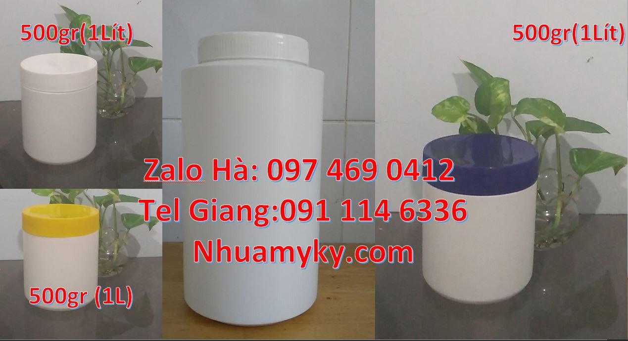hũ nhựa hdpe màu trắng,hũ nhựa 250g đựng thực phẩm,hũ nhựa trắng giá r