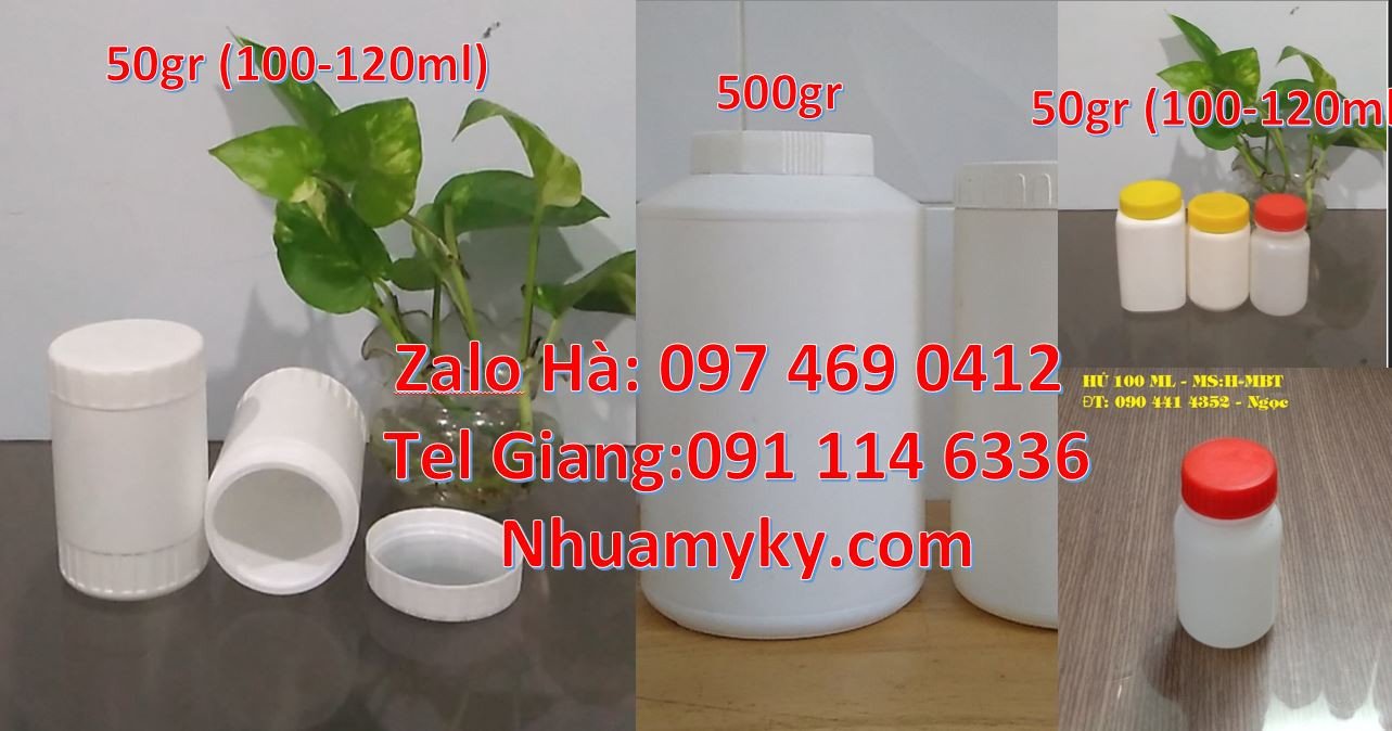 hũ nhựa hdpe màu trắng,hũ nhựa 250g đựng thực phẩm,hũ nhựa trắng giá r
