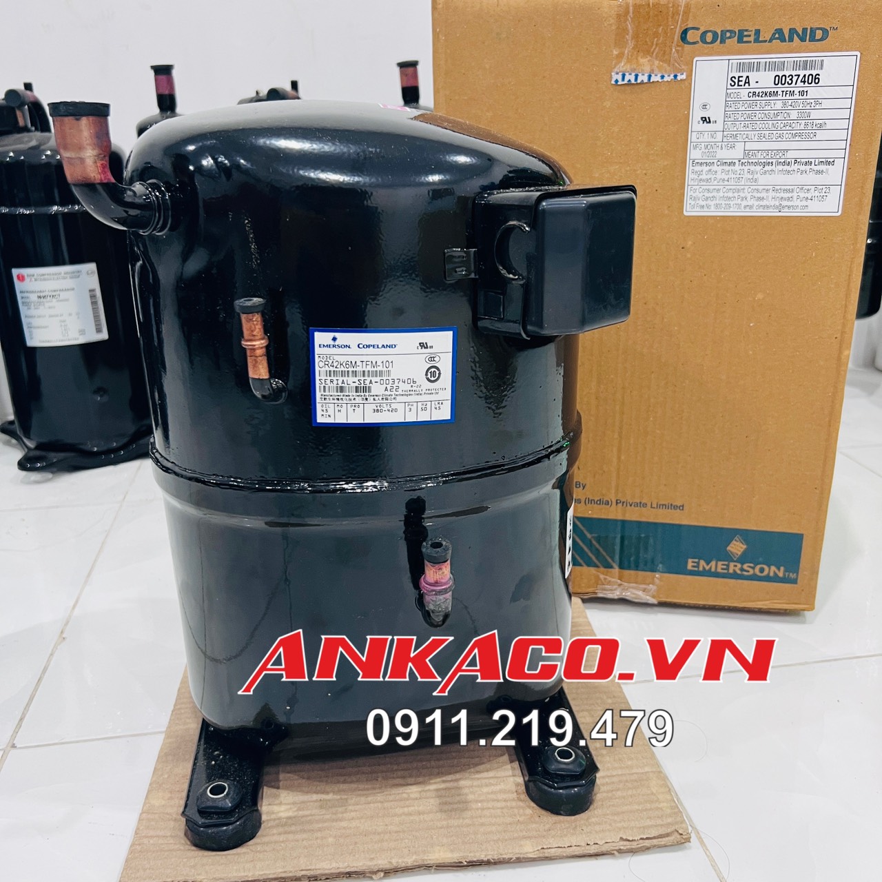 block copeland 3.5hp cr42k6m-tfm-101 4hp cr47kqm-tfd-201