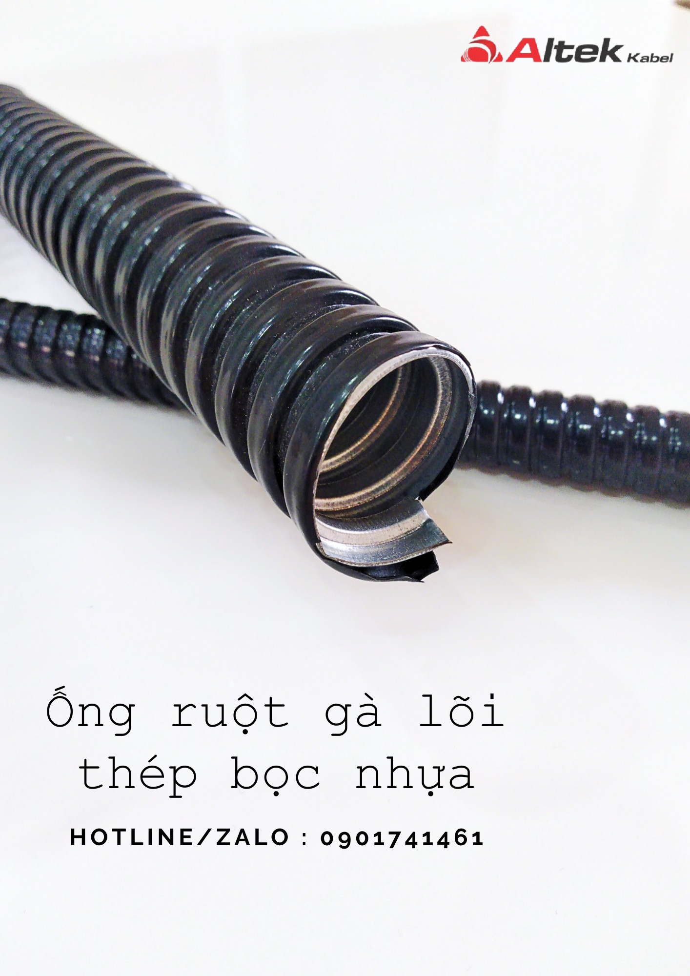Ống ruột gà lõi thép bọc nhựa phi 25 sẵn ĐÀ NẴNG, HÀ NỘI, HCM