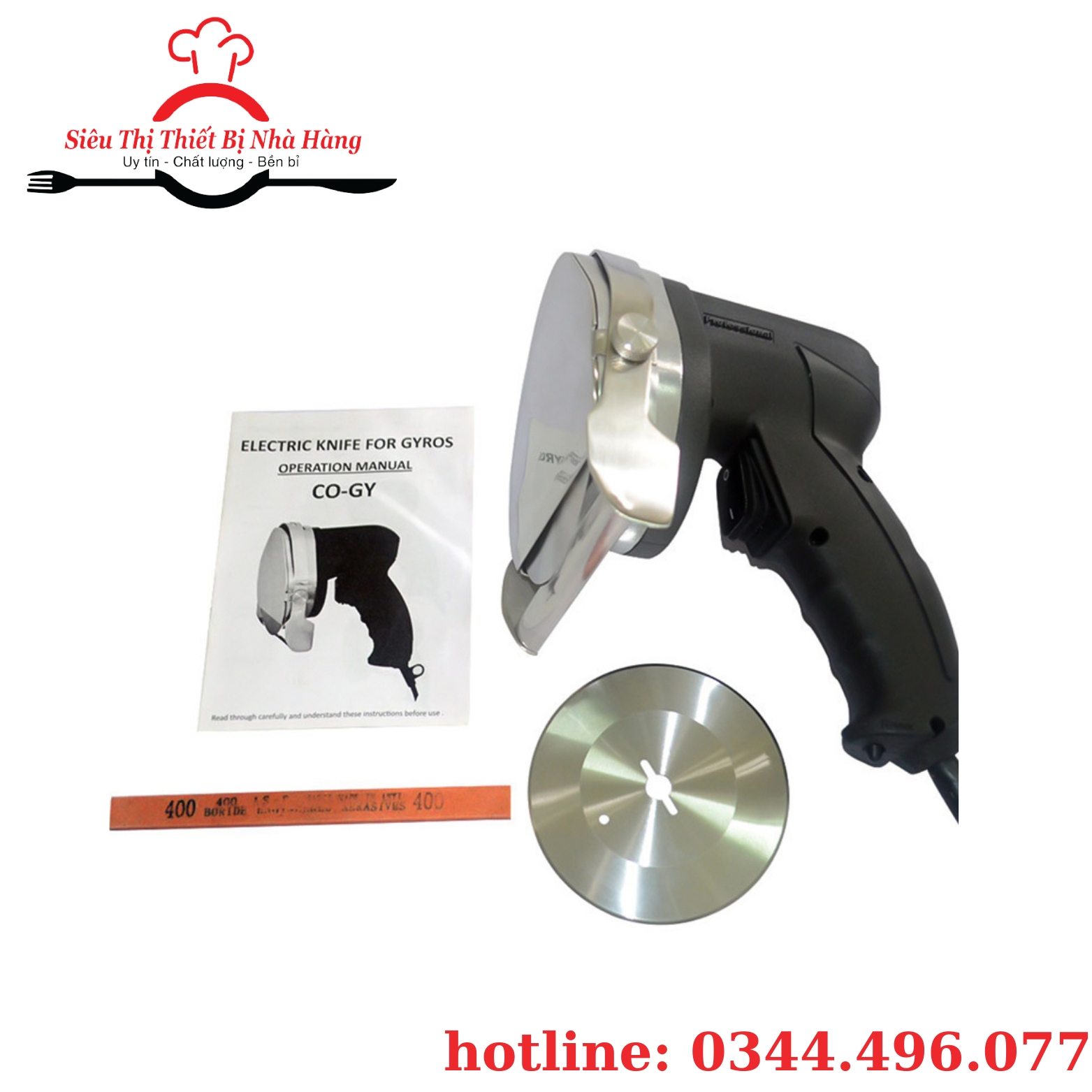 Máy cắt thịt donner kebab chuyên dụng KS-100E, HÀNG chính hãng