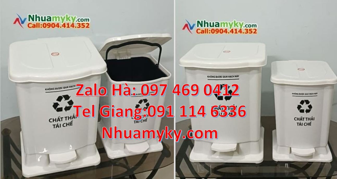 thùng đựng rác y tế,thùng rác cỡ nhỏ 20l,thùng rác đạp chân giá rẻ hcm