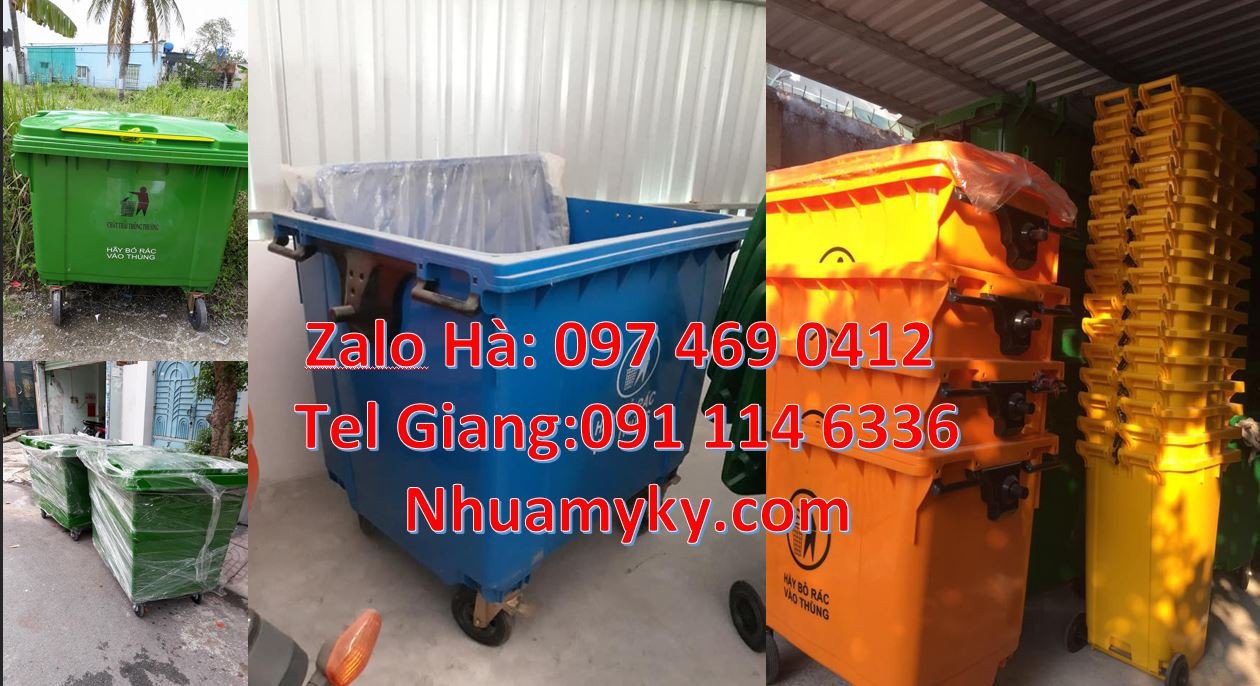 xe thu gom rác 1000l màu đỏ,xe gom rác 1200l có nắp đậy,xe gom rác giá