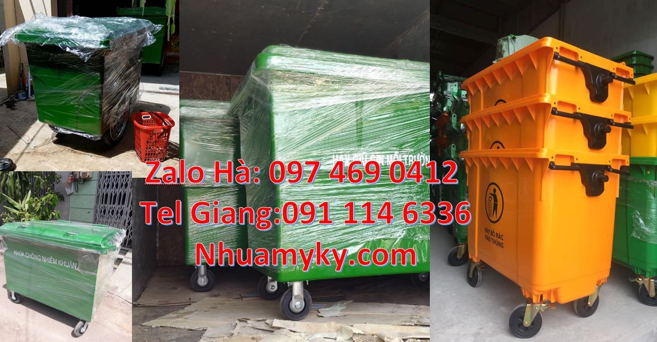 xe thu gom rác 1000l màu đỏ,xe gom rác 1200l có nắp đậy,xe gom rác giá