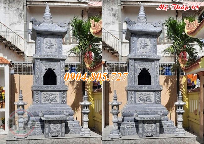 Xây mộ tháp để hài cốt tại Đồng Nai bằng đá
