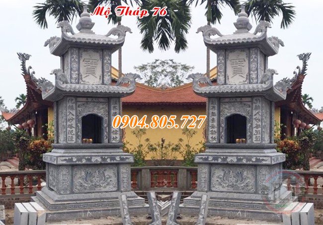 Xây mộ tháp để hài cốt tại Đồng Nai bằng đá