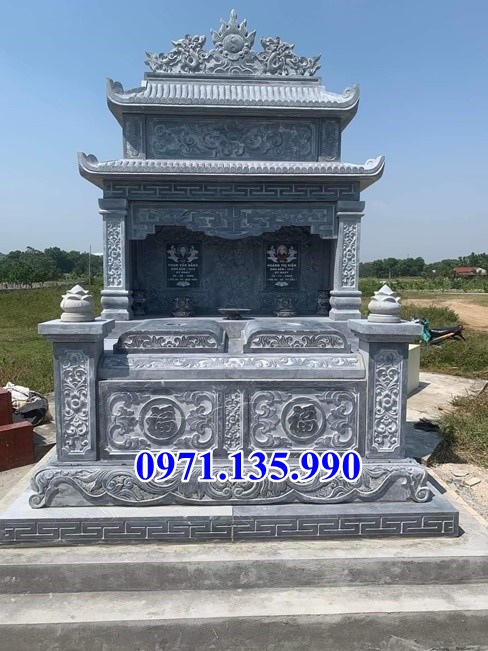 Mẫu mộ đá khối tự nhiên đẹp bán tại Ninh Bình