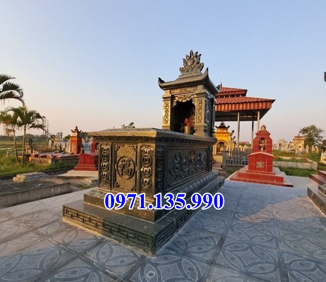 Mẫu mộ đá khối tự nhiên đẹp bán tại Ninh Bình