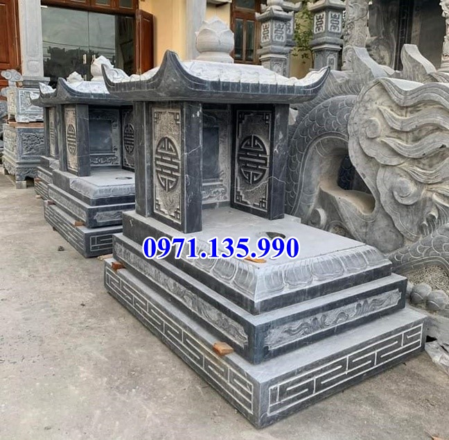 Mẫu mộ đá khối tự nhiên đẹp bán tại Ninh Bình