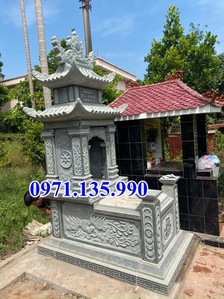 Mẫu mộ đá khối tự nhiên đẹp bán tại bắc giang