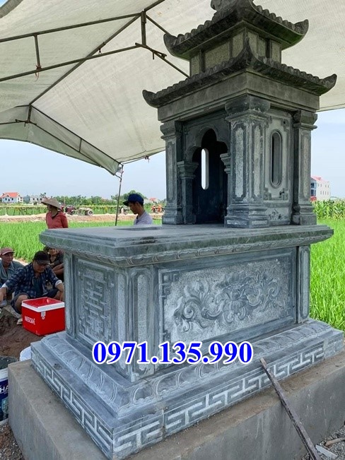 Mẫu mộ đá khối tự nhiên đẹp bán tại bắc giang