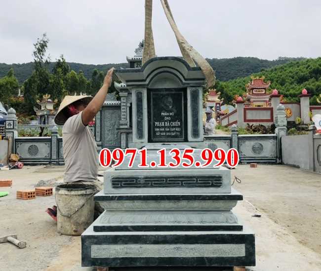 Mẫu mộ đá khối tự nhiên đẹp bán tại lạng sơn