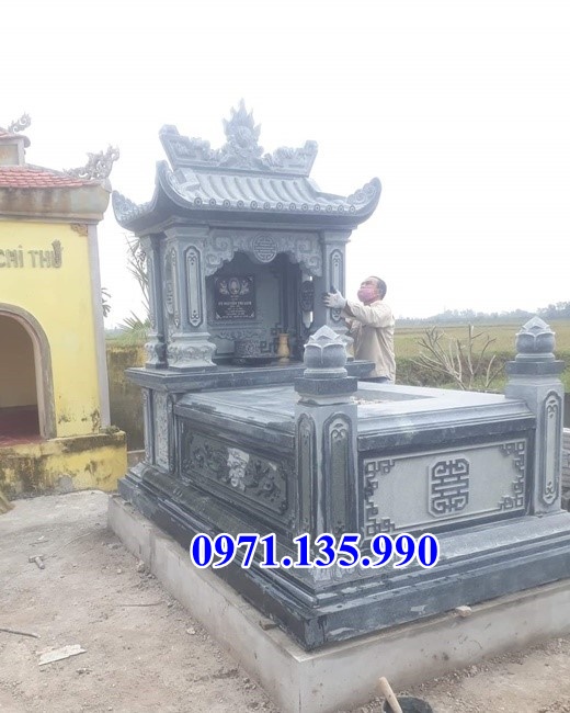 Mẫu mộ đá khối tự nhiên đẹp bán tại lạng sơn