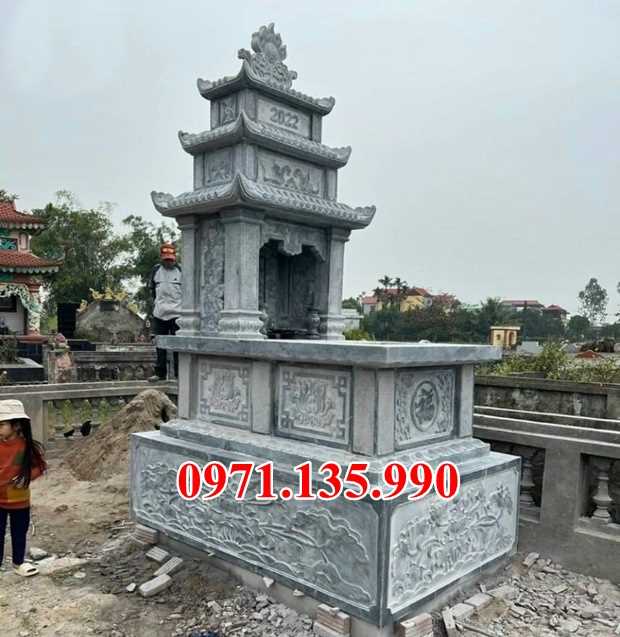 Mẫu mộ đá khối tự nhiên đẹp bán tại hải dương