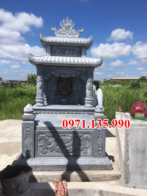 Mẫu mộ đá khối tự nhiên đẹp bán tại ninh thuận ông bà bố mẹ