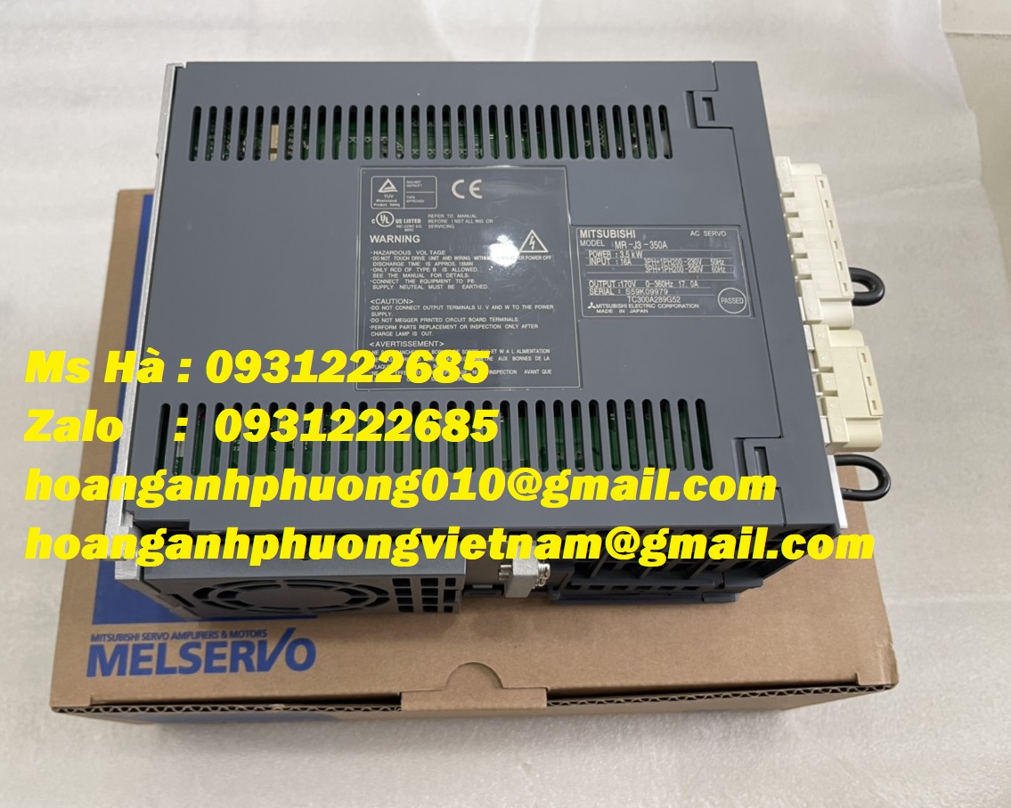 Hàng nhập khẩu giá rẻ hiện nay MR-J3-350A mitsubishi - Bình Dương