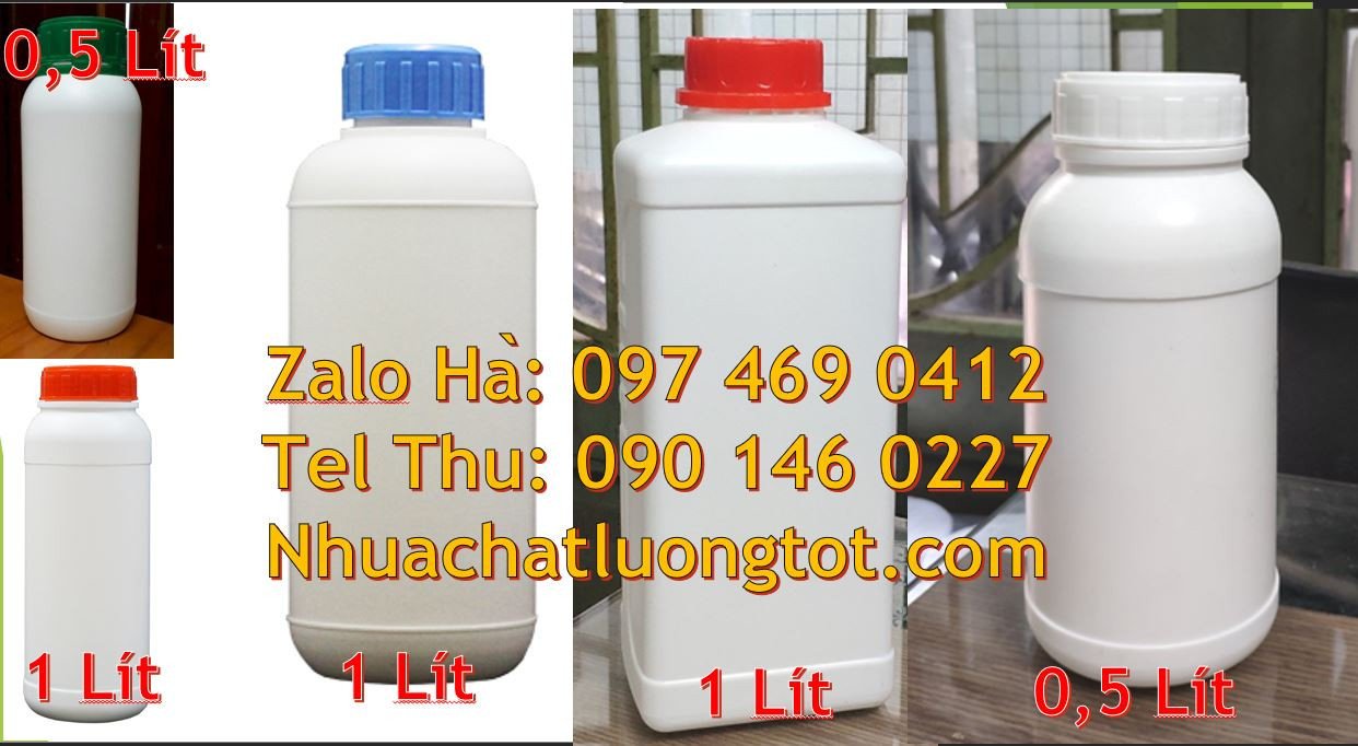 chai nhựa 1l màu trắng,chai nhựa hdpe chất lượng cao,chai nhựa hóa cha
