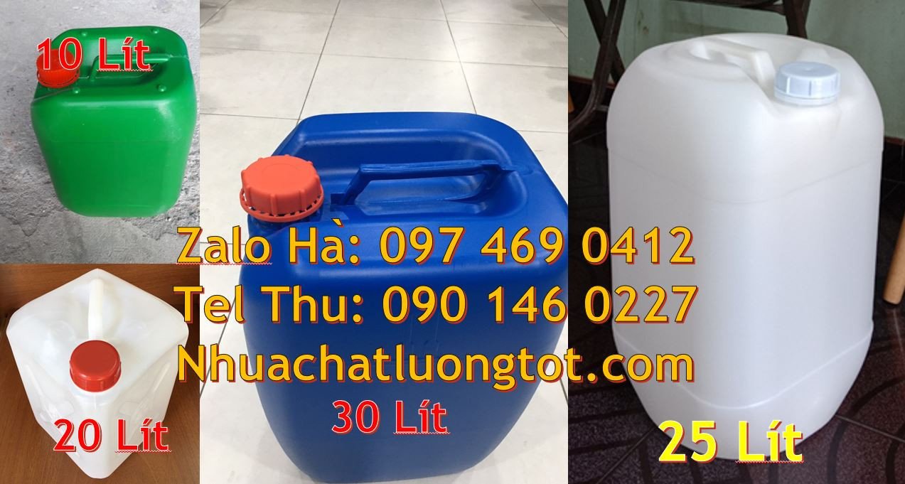can nhựa lớn đựng hóa chất,can nhựa 20l đựng mật ong,can nhựa giá rẻ
