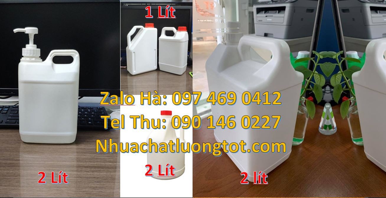 can nhựa hdpe nhỏ, can nhựa màu xanh 5l đựng dầu,can nhựa 1l đựng mắm