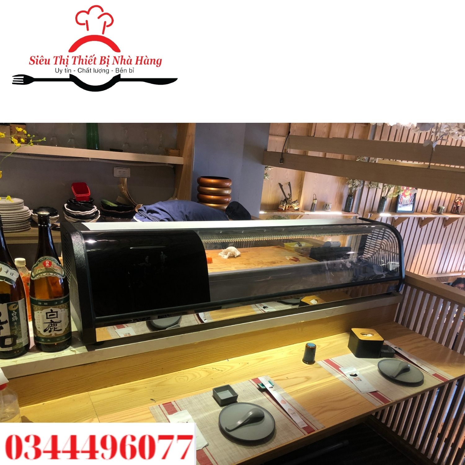 Tủ sushi-sasimi, tủ lạnh trưng bày bánh kem mini. bảo hành 12 tháng